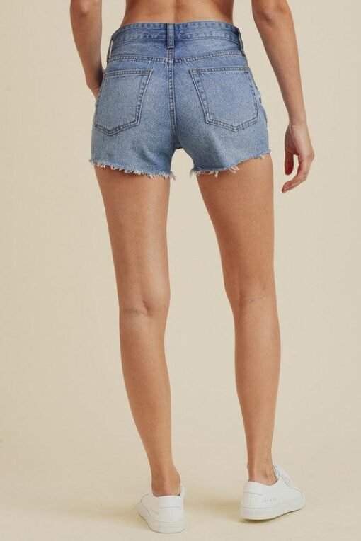 JBD by Just Black Denim Vintage Wash Denim Shorts – Image 4