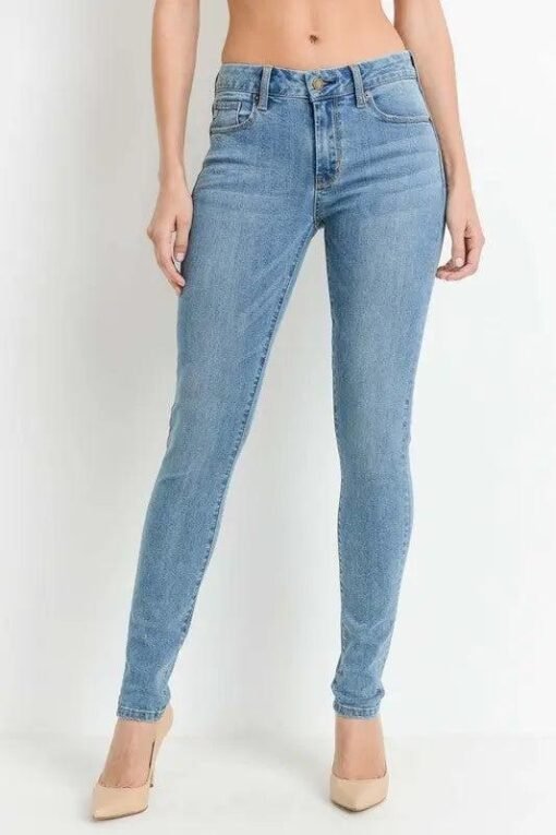 JUST USA Mid-Rise Skinny Jeans | Women's Denim | Mature Denim