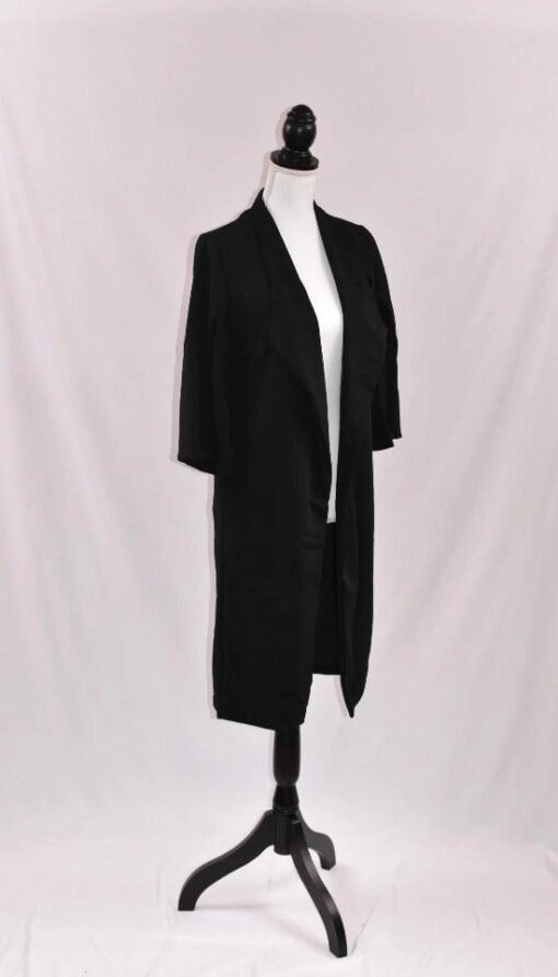 Kala Midi-Length No-Iron Open-Front Lapel Jacket – Image 4