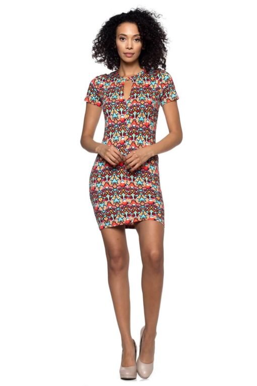 Keyhole Kaleidoscope Dress | Women's Party Dresses – Image 5