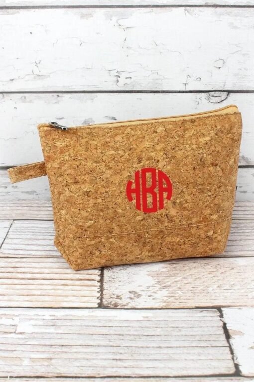 Large Cork Cosmetic Bag Bags – Image 3