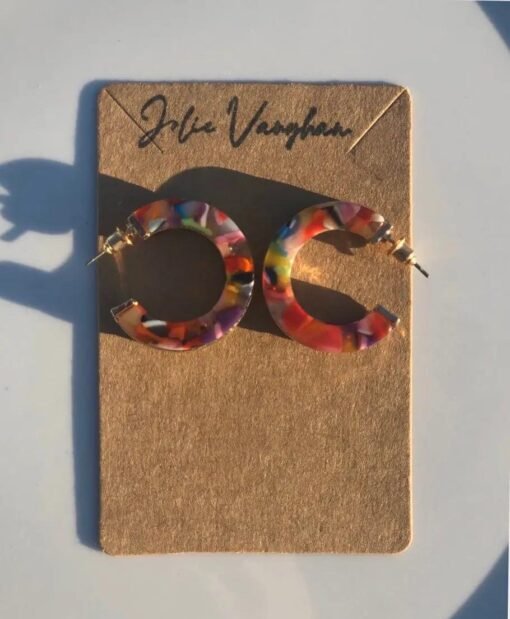 Let's Get Funky Chunky Hoop Earrings Jewelry – Image 3