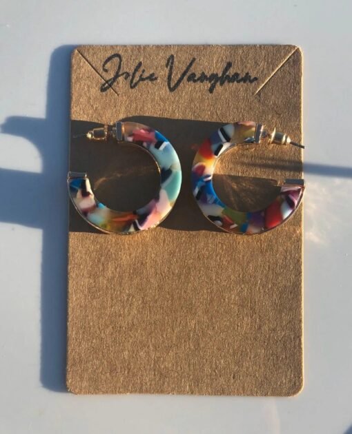 Let's Get Funky Chunky Hoop Earrings Jewelry – Image 4