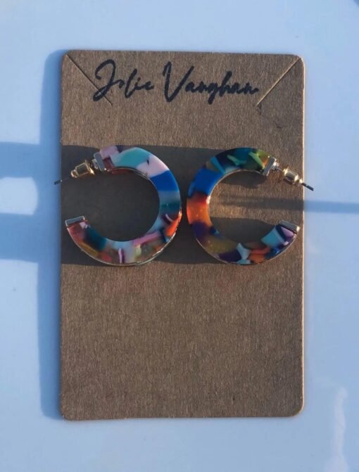 Let's Get Funky Chunky Hoop Earrings Jewelry – Image 5