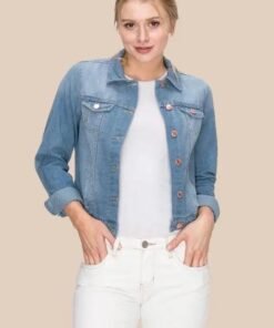 Light Blue Denim Jacket | Mature Women's Online Clothing
