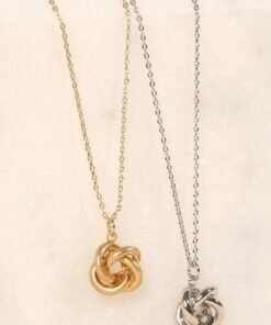 Celtic Knot Pendant Short Necklace Jewelry
