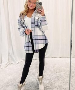 Selena Purple Flannel