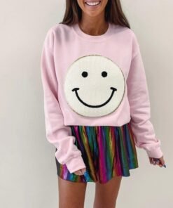 Smile Patch Pullover
