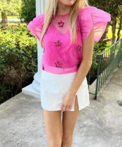 Star Tulle Top