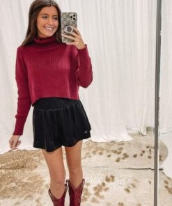 Sydney Sweater – Burgundy