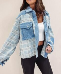 Tweed Denim Jacket