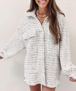 Tweed Shacket