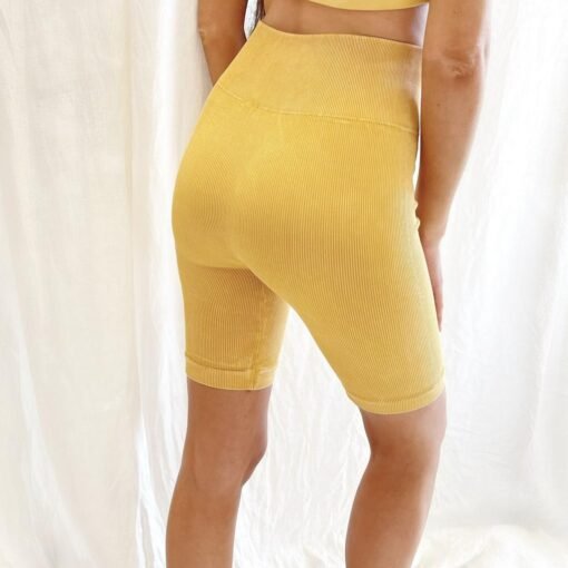 Vintage Wash Biker Shorts – Image 3
