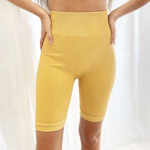 Vintage Wash Biker Shorts – Image 5