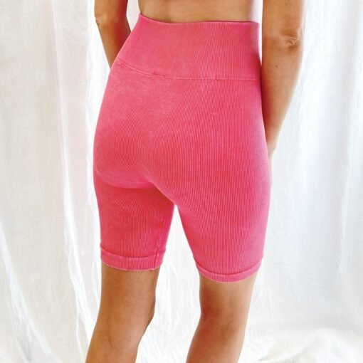 Vintage Wash Biker Shorts – Image 6