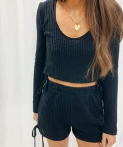 Waffle Knit Set