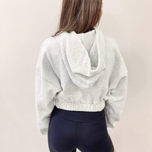 Wellness Club Cropped Hoodie – Image 6