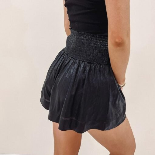 Adair Shorts – Metallic Black – Image 3