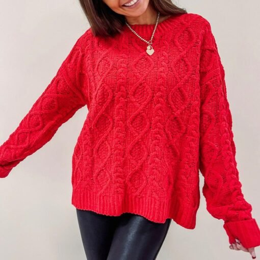 Alexis Red Sweater – Image 5