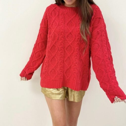 Alexis Red Sweater – Image 6