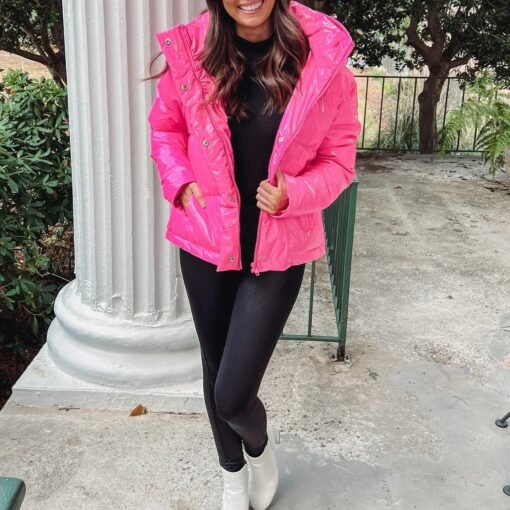 Barbie Pink Puffer Jacket – Image 5