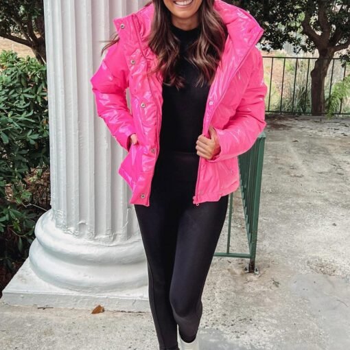 Barbie Pink Puffer Jacket – Image 6