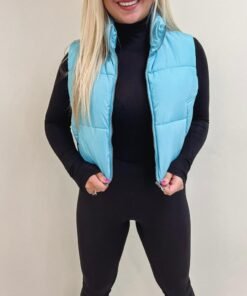 Blue Puffer Vest