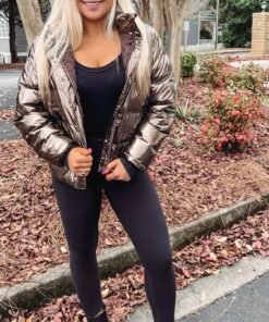 Bronze Puffer Jacket