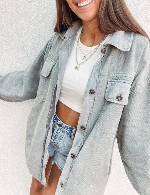Camryn Cord Shacket – Image 4
