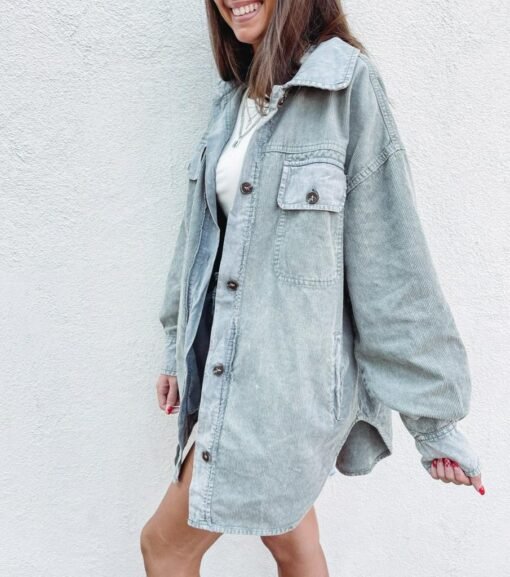 Camryn Cord Shacket – Image 5
