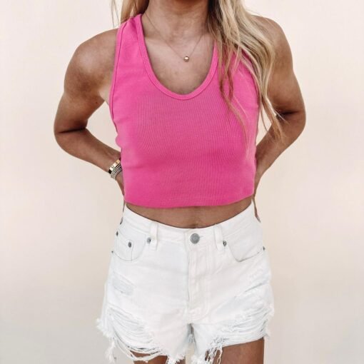 Carlie Tank – Pink – Image 4