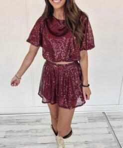 Charlie Set – Burgundy