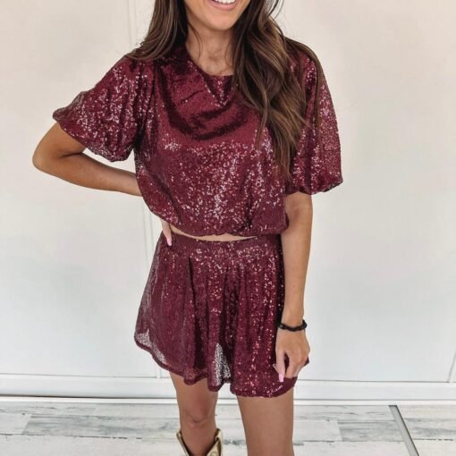Charlie Set – Burgundy – Image 4