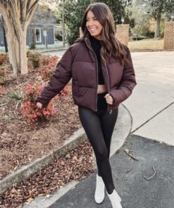 Chocolate Puffer Jacket