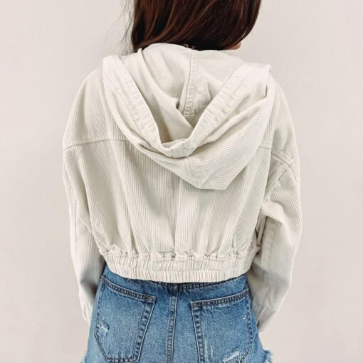 Cord Zip Up Jacket – Image 5