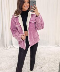 Corded Fur Jacket