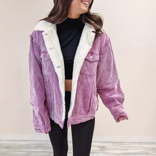 Corded Fur Jacket – Image 3
