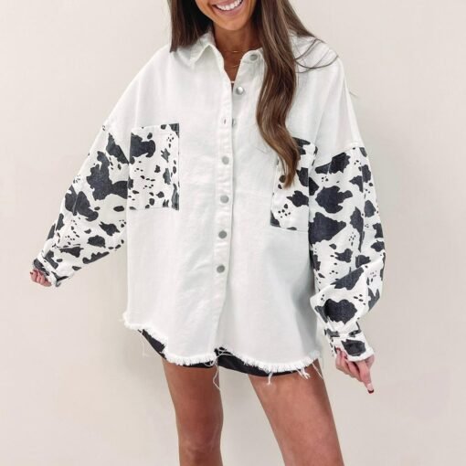 Cowprint Shacket – Image 6