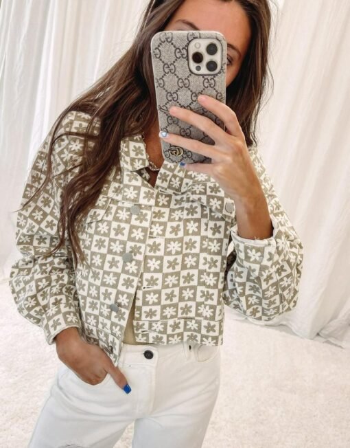 Daisy Printed Jacket – Image 3