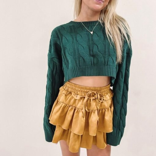 Dakota Cropped Sweater – Image 6