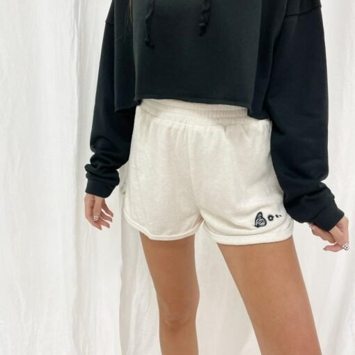 Embroidered Butterfly Lounge Shorts – Image 5