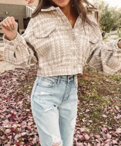 Everly Jacket – Taupe