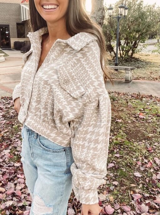 Everly Jacket – Taupe – Image 4