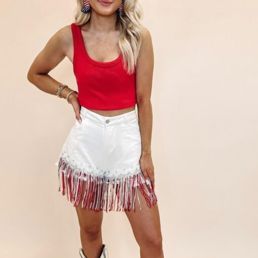 Firework Denim Shorts – Image 5