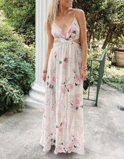 Floral Maxi Dress – Image 4