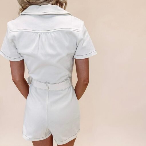 Gabby Romper – White – Image 4