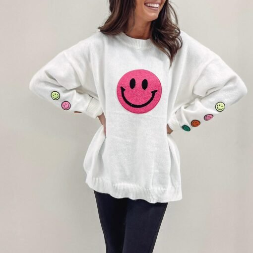 Happy Patch Sweater – Image 4