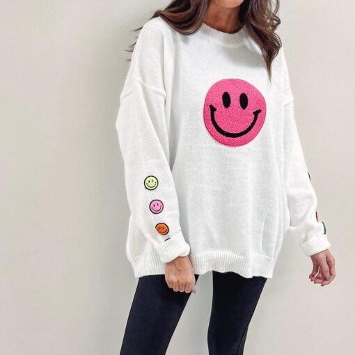 Happy Patch Sweater – Image 5