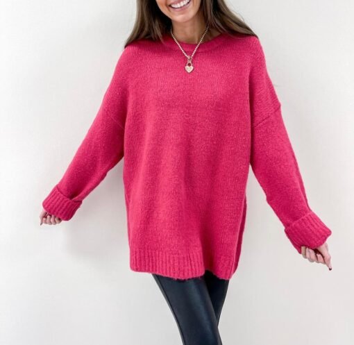 Harper Hot Pink Sweater – Image 4