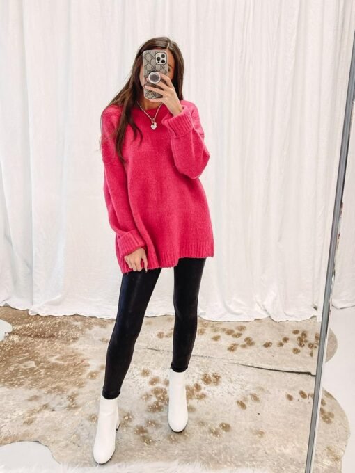 Harper Hot Pink Sweater – Image 5